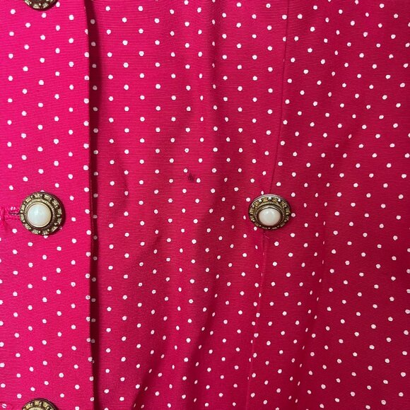 Pink White Polka Dot Lace Set - Picture 9 of 10